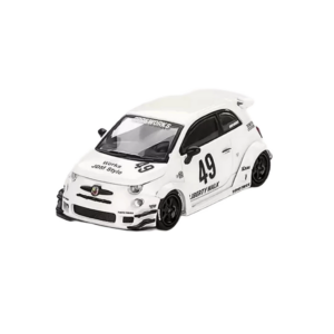 Eğitici Çocuk Mini GT 1/64 LB-WORKS x Abas Works ABARTH 595 Gara White - Blister Paket