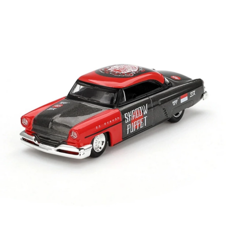 Eğitici Oyuncak Mini GT 1/64 Lincoln Capri Hot Rod 1954 "Shadow Puppet" MINI GT x MIZU Diecast