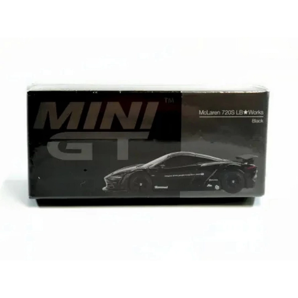 Eğitici Oyuncak Mini GT 1/64 McLaren 720S LB Works Black - Görsel 2