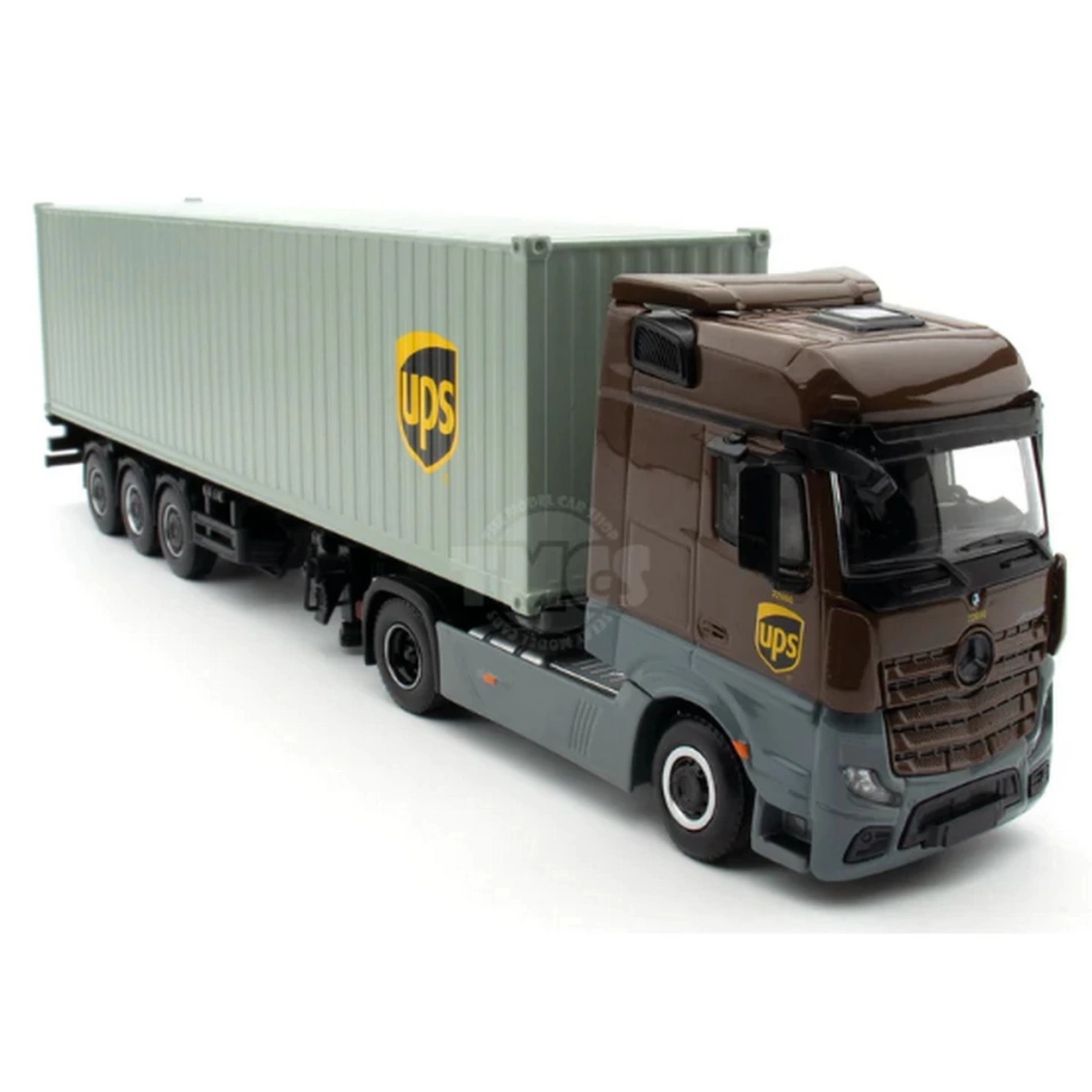 1:64 Ölçek Metal Model Araba Mercedes Benz Actros Eğitici Koleksiyon Oyuncak