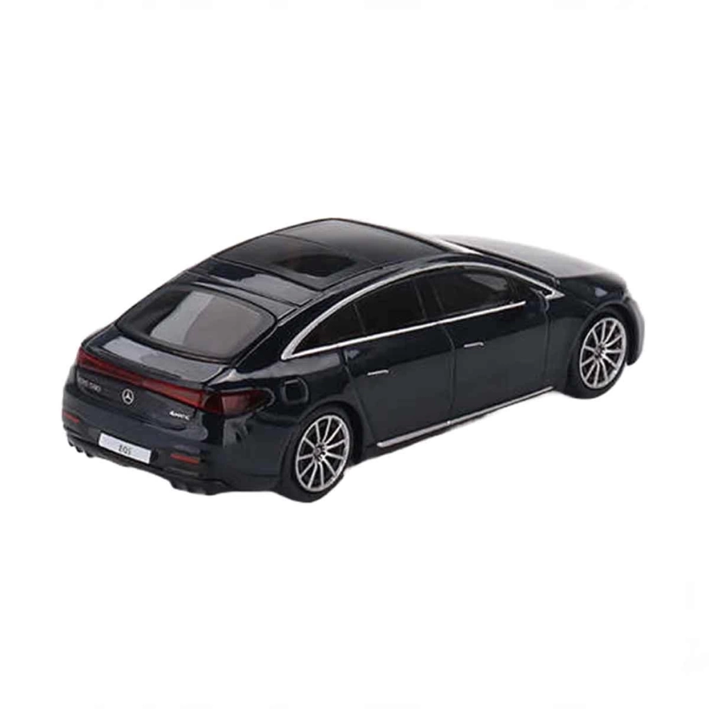 Çocuk Mini GT 1:64 Mercedes-Benz EQS 580 4MATIC Blue Metallic - Görsel 3