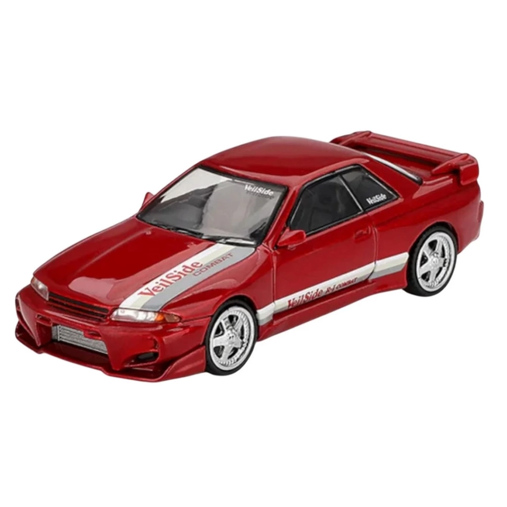 Eğitici Oyuncak Mini GT 1/64 Nissan Skyline GT-R (R32) VeilSide Combat C-I Gem Red