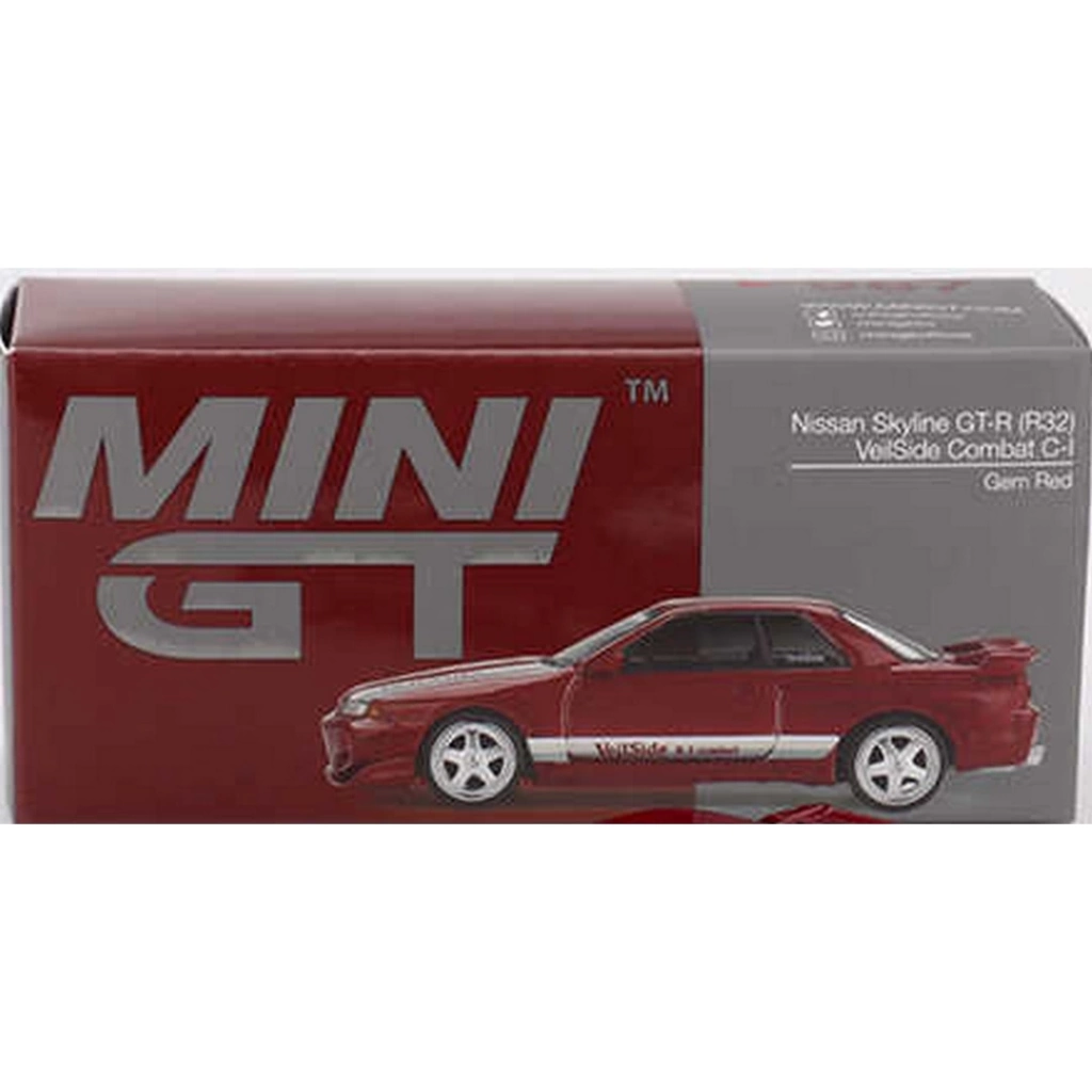 Eğitici Oyuncak Mini GT 1/64 Nissan Skyline GT-R (R32) VeilSide Combat C-I Gem Red - Görsel 2