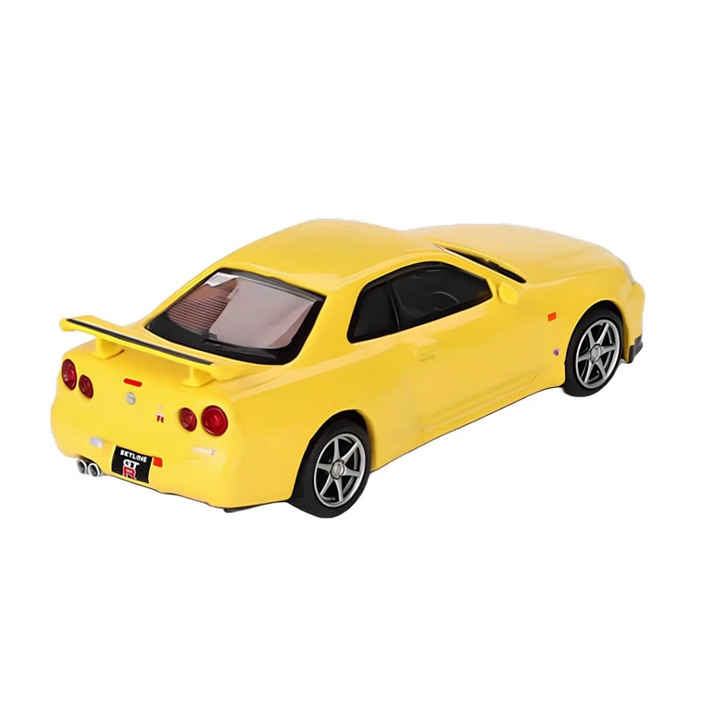 1:64 Nissan Skyline GT-R R34 Koleksiyon Model Araba Gelişim Oyuncak - Görsel 2