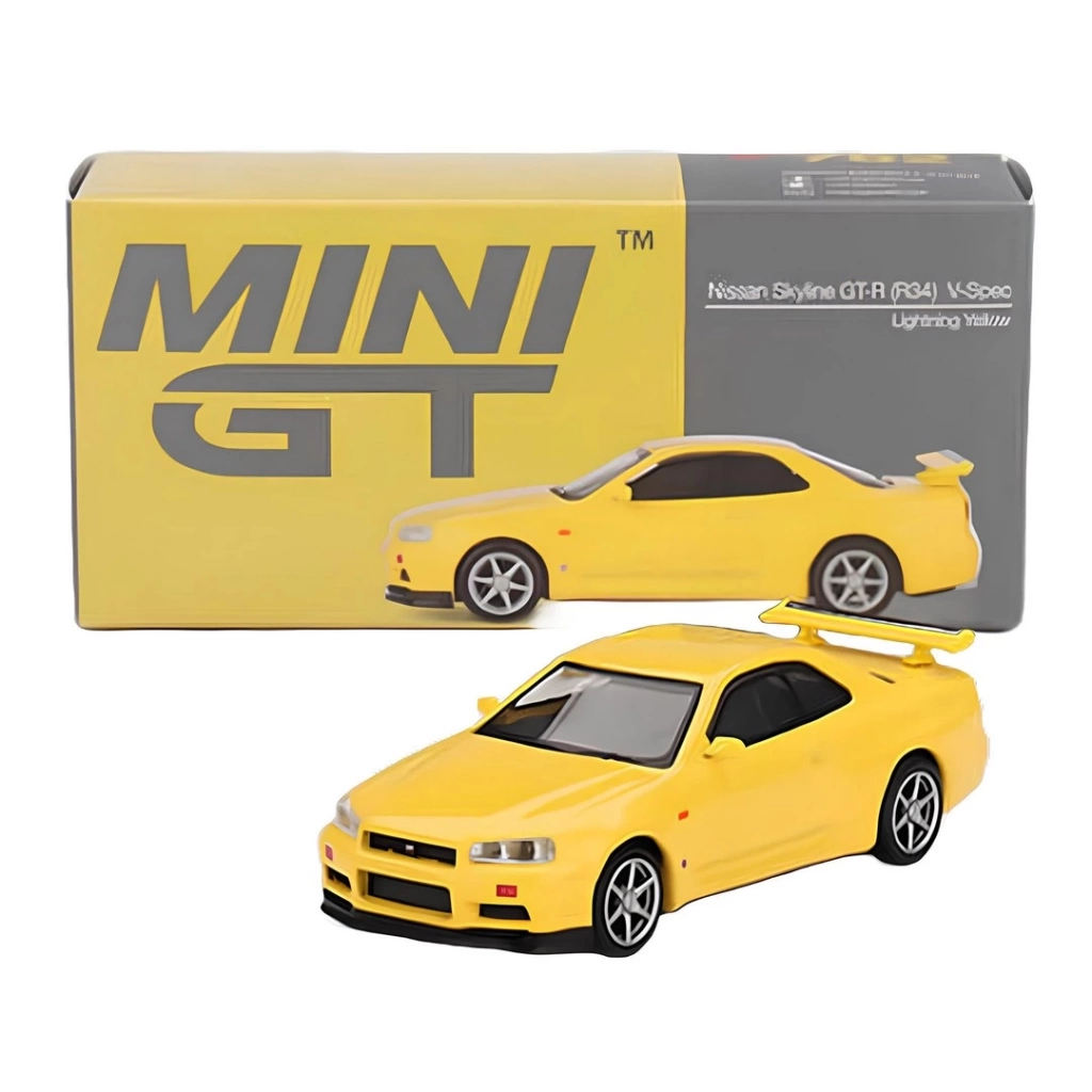 1:64 Nissan Skyline GT-R R34 Koleksiyon Model Araba Gelişim Oyuncak - Görsel 3