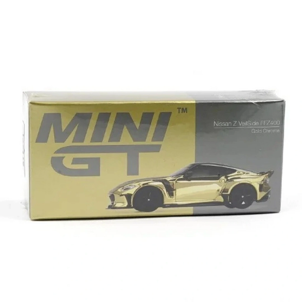 Eğitici Oyuncak Mini GT 1/64 Nissan Z VeilSide FFZ400 Gold Chrome - Görsel 2