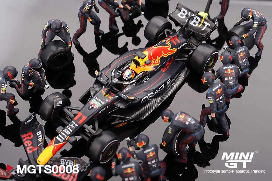 Mini Gt 1/64 Oracle Red Bull Racing RB18 Sergio Perez - Görsel 4