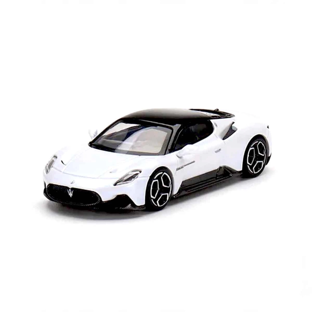 Mini GT BBR 1:64 Maserati MC20 Bianco Audace - Görsel 2