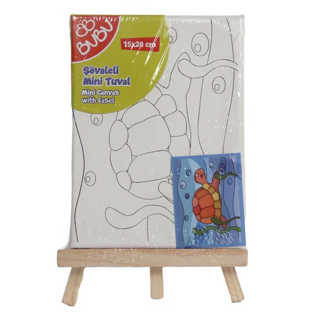 Çocuk Mini Şövaleli Tuval Seti 15x20 cm. - Görsel 3