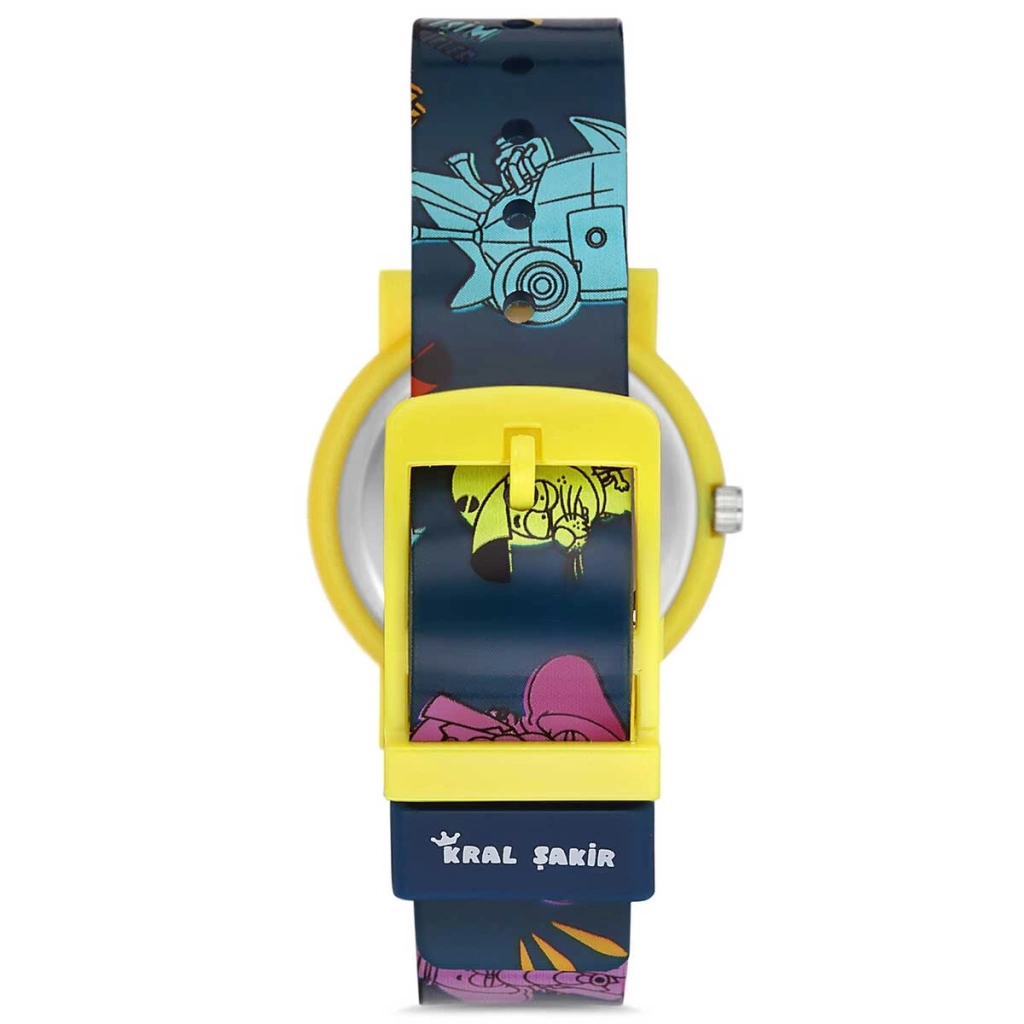 Çocuk MiniFlak Lisanslı Kral Şakir KS7529-1 Mavi Erkek Çocuk Kol Saati - Görsel 3