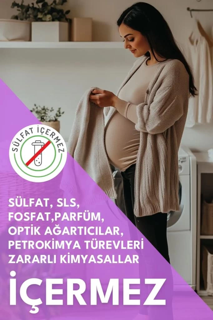 Minoris MOM Organik Sıvı Çamaşır Deterjanı Çocukların Sağlığına Dost Organik Temizlik Ürünü - Görsel 3