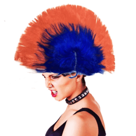 Çocuk   Mohican Mohawk Punk Peruk - 70 li 80 li Yıllar Peruk Model 6