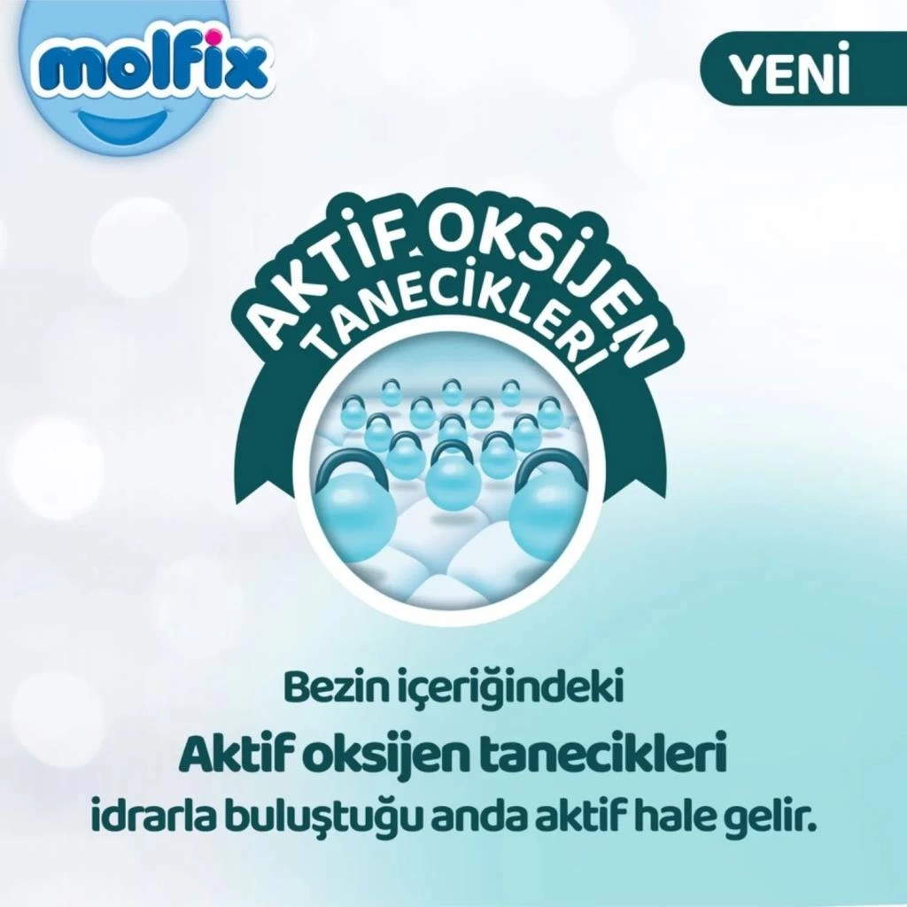Çocuk Molfix Premium Bebek Bezi Ultra Fırsat Paketi 5 Beden 11-18 Kg 66 Adet - Görsel 4
