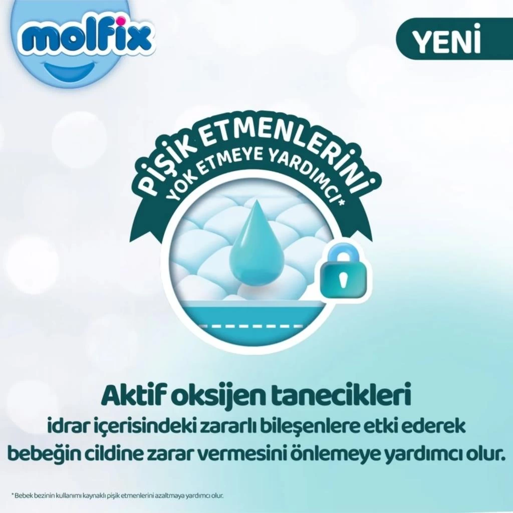 Çocuk Molfix Premium Bebek Bezi Ultra Fırsat Paketi 5 Beden 11-18 Kg 66 Adet - Görsel 5