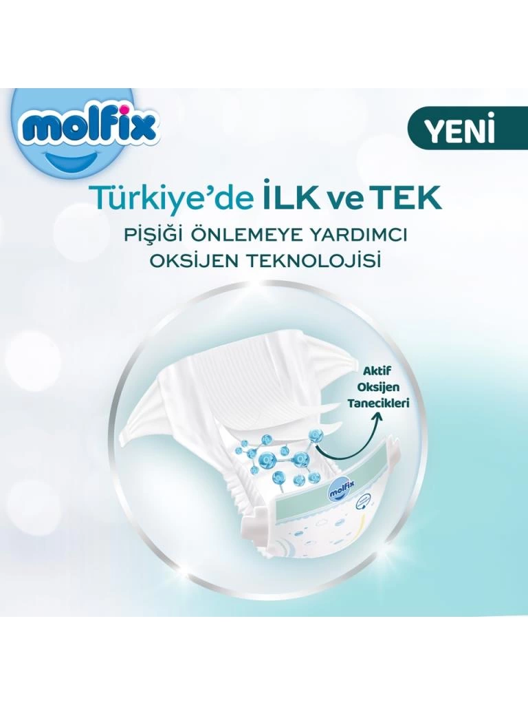 Çocuk Molfix Premium Bebek Bezi Ultra Fırsat Paketi 6 Beden 15+ Kg 54 Adet - Görsel 3