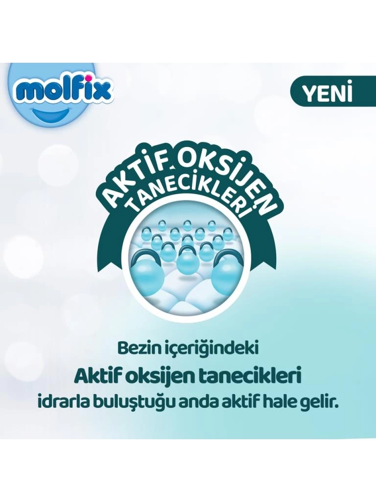 Çocuk Molfix Premium Bebek Bezi Ultra Fırsat Paketi 6 Beden 15+ Kg 54 Adet - Görsel 4