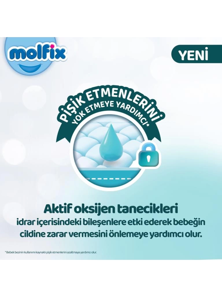 Çocuk Molfix Premium Bebek Bezi Ultra Fırsat Paketi 6 Beden 15+ Kg 54 Adet - Görsel 5