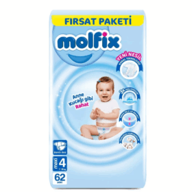 MolfixBebekBeziFırsatPaketi4Beden7-14Kg62Adet
