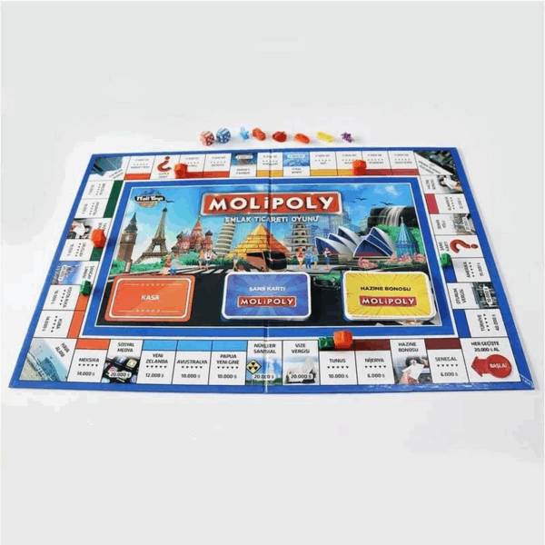 Çocuk Molipoly – Emlak Ticareti Oyunu - Görsel 2