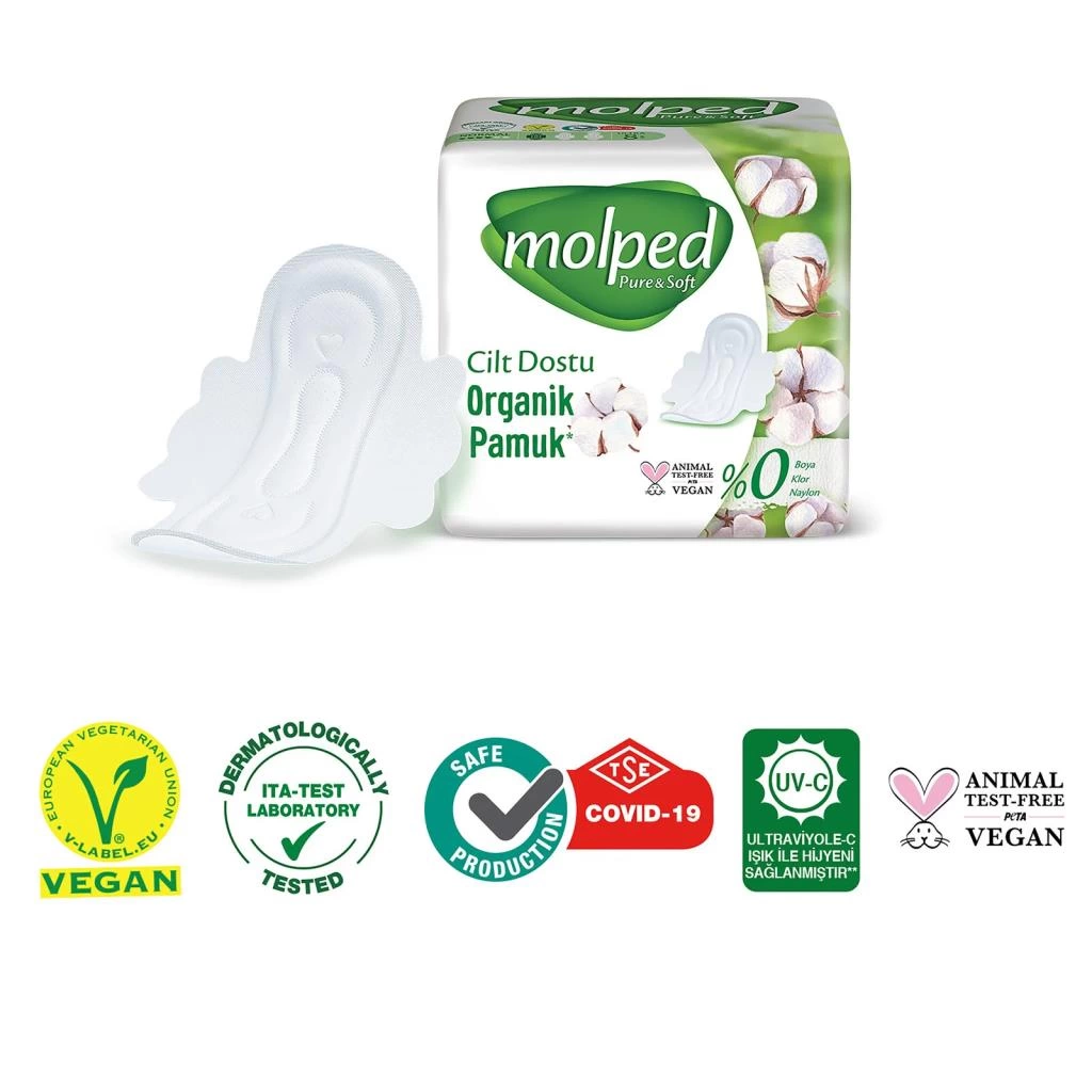 Çocuk Molped Pure&Soft Normal Ped Süper Eko 24 Adet - Görsel 4