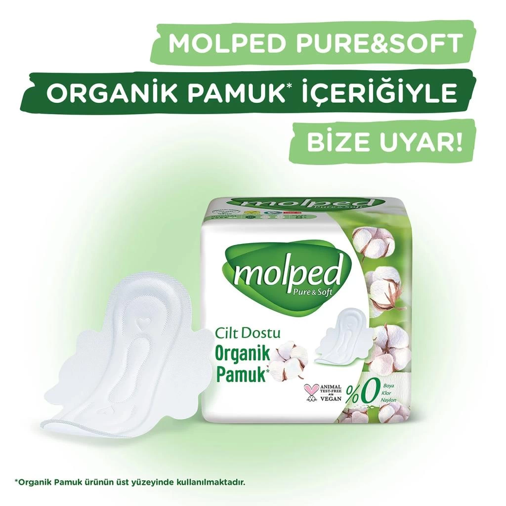 Çocuk Molped Pure&Soft Normal Ped Süper Eko 24 Adet - Görsel 5