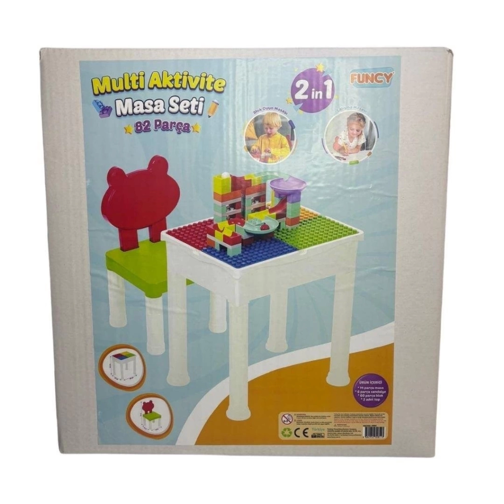 Çok Amaçlı Aktivite Masa Seti ile Duyusal ve Eğitici Etkinlik Deneyimi - Görsel 4