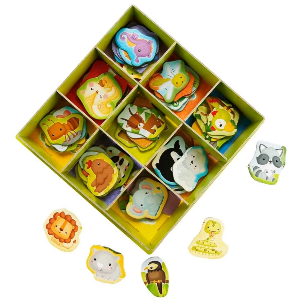 Eğitici Çocuk Mutlu Hayvanlar 67 Parça - Görsel 2