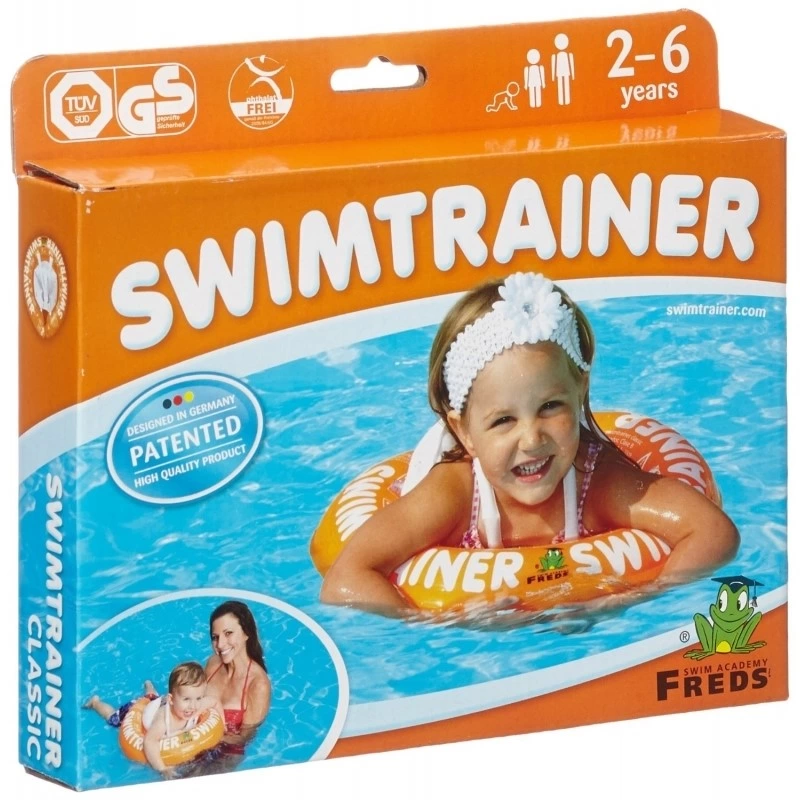 Çocuk Mycey Swimtrainer Yüzme Simidi (2-6 Yaş) Orange - Görsel 4