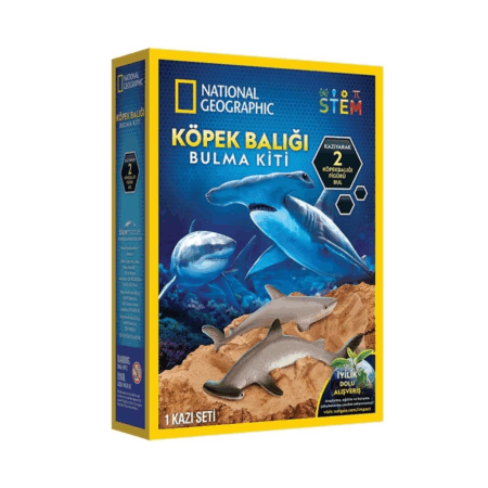 Çocuk NAT07002 National Geographic Köpek Balığı Bulma Kiti - TRHAMSHDIG +6 yaş