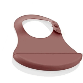 BabyJem Mini Silikon Önlük 718 Mocha