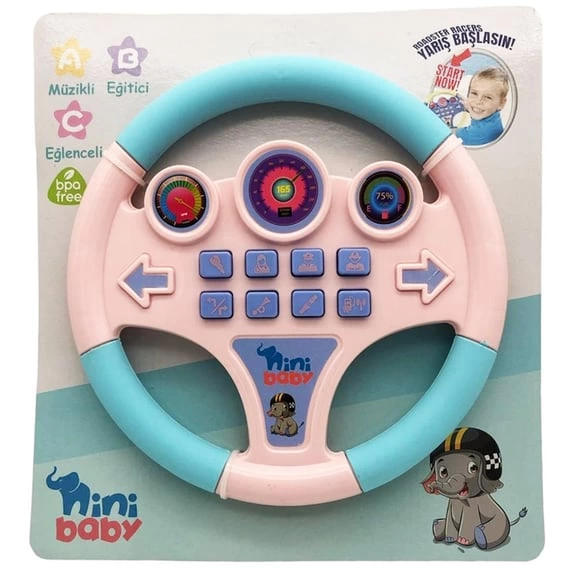 Nini Baby Direksiyon Eğitici Sesli Müzikli ER-103K - Görsel 2