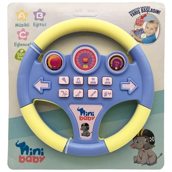 Nini Baby Direksiyon Eğitici Sesli Müzikli ER-103K - Görsel 5