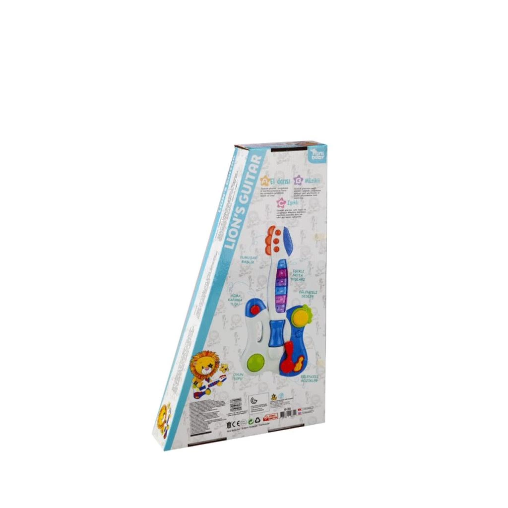 Çocuk Nini Baby Gitar Işıklı Müzikli ER-205-206 Mavi - Görsel 2