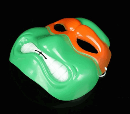 Ninja Kaplumbağalar Michelangelo Maskesi Çocuklar İçin Eğlenceli Parti Maskesi