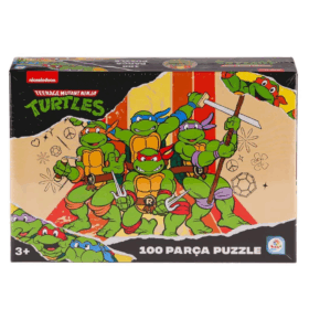 Çocuk NK0050 Ninja Kaplumbağalar 100 Parça Puzzle -Laçokids