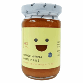 Organik Hurmalı Kayısı Püresi 105 Gr Doğal Meyve Püresi Sağlıklı Seçenek
