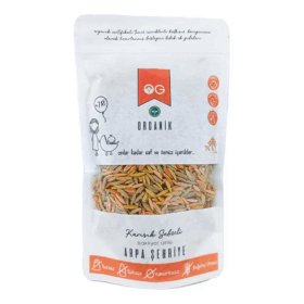 Organik Karışık Sebzeli Bakliyat Unlu Arpa Şehriye 250 Gr Besleyici Seçenek