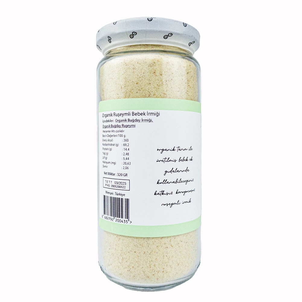 Organik Ruşeymli Bebek İrmiği 320 Gr Vitamin Ve Mineral Deposu - Görsel 3