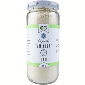 Organik Tam Yulaf Unu 200 Gr Doğal Ve Sağlıklı Kullanım