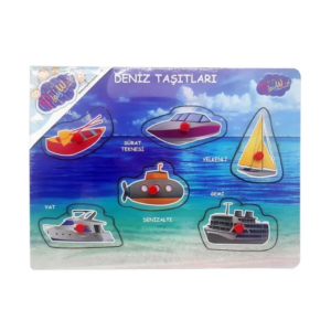 Eğitici Oyuncak ONY-325-326 AHŞAP TUTMALI DENİZ VE HAVA TAŞITLARI