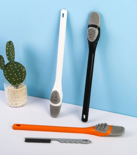 Eğitici Oyuncak Ördek Tasarımlı Silikon Tuvalet ve İnce Detay Fırçası