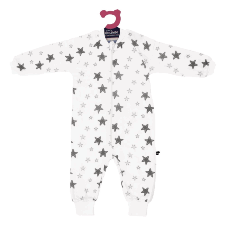 Organik Müslin Uyku Tulumu ART-307 Gri Yıldız