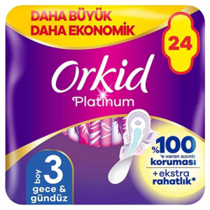 Eğitici Çocuk Orkid Ultra Platinum Gece Ped 24'Lü