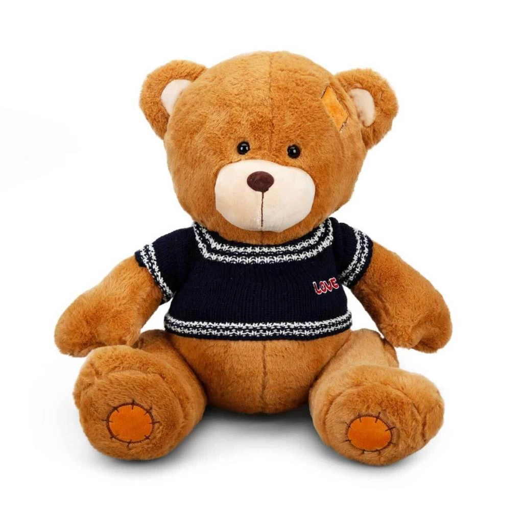 Çocuk Oturan Kazaklı Peluş Ayı 42 cm. - Görsel 2