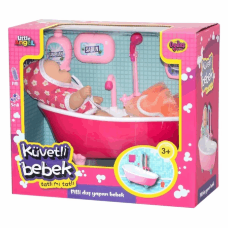 Çocuk Oydaş Küvette Duş Yapan Bebek 02605