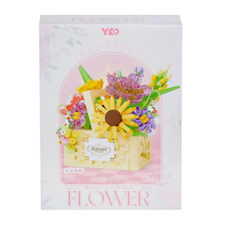 Panlos 1263 Parça Çiçek Buketi – Çocuklar İçin Geliştirici Blok Seti