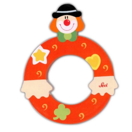 Eğitici Oyuncak Palyanço Ahşap Harf O