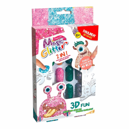 Çocuk Paulinda Magic Glitter 2n1 3D Fun Hobi Set S00095583