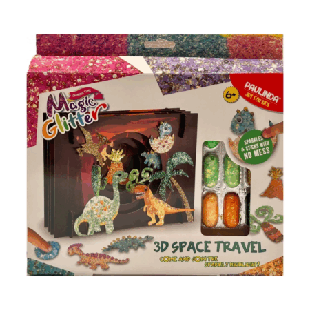 Çocuk Paulinda Magic Glitter Space Travel 3D Hobi Set S00095634