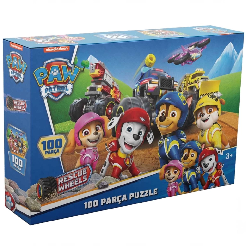 Çocuk Paw Patrol 100 Parça Puzzle - Görsel 3